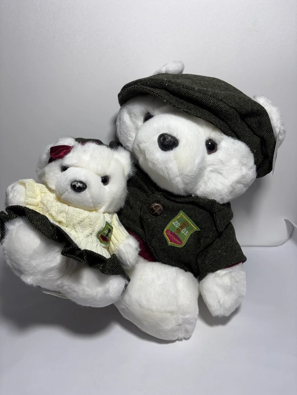Santa Bear 2003 Irish Clan Family Dayton Hudson Marshall Fields With Bag